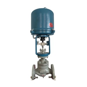 Vanne de régulation de température proportionnelle à siège unique ZDLP, raccord à bride DN15~DN300, pour gaz, chaleur, huile, OEM - Product Image 1