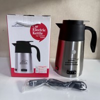 Bouilloire Électrique 12V/24V pour Voiture Yuehang, Chauffe-Eau Rapide en Acier Inoxydable Grande Capacité, Tasse à Eau pour Voiture