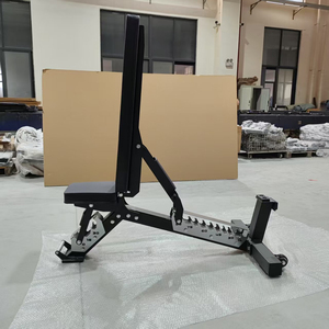 <span class=keywords><strong>Banc</strong></span> de musculation réglable en titane W4087, durable, sans interstice, multifonctionnel, inclinable et déclinable, <span class=keywords><strong>avec</strong></span> système de sécurité - Product Image 2