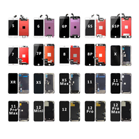 Premium d'affichage à cristaux liquides de téléphone portable pour iphone X 11 XSMax 12 écran d'affichage à cristaux liquides pour iphone 5 6 7 8 remplacement d'écran d'affichage à cristaux liquides pour l'iphone 12 Pro