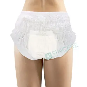 Soft Breathable Absorption Disposable OEM Adult Diapers Pull Ups Pants For Old People