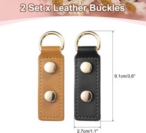 D Ring Buckle Leather <b>Purse</b> Clasp Wallet Hanging Buckle For Making Handbag - Product Image 2
