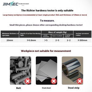 เครื่องวัดเครื่องทดสอบความแข็งแบบพกพา JH180เครื่องวัดความแม่นยำสูงในการตรวจจับวัสดุโลหะต่างๆ JH-180ที่เป็นไปได้ - Product Image 4