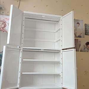 Moderne & Schattige Babykast <span class=keywords><strong>2</strong></span> Deuren <span class=keywords><strong>3</strong></span> Laden <span class=keywords><strong>2</strong></span> Planken Verwijderbare Kledingstang Konijnenknop Dieren Kinderkast Opbergladen - Product Image 3