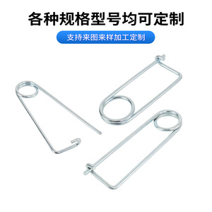 Galvanized Rectangular Pins 1.5 To 6 Mm Diameter For Safety Pins <b>Spring</b> Pins <b>Clip</b> Pins General Use Construction Industry Grade A - Product Image 2