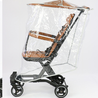 Poussette bébé Abon BS1698 légère 4-en-1, pliage compact, cadre en alliage d'aluminium, facile à transporter, poussette de voyage noire, type parapluie