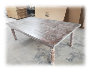 Tavoli e sedie della fattoria di nozze del tavolino <span class=keywords><strong>da</strong></span> <span class=keywords><strong>salotto</strong></span> di <span class=keywords><strong>stile</strong></span> <span class=keywords><strong>industriale</strong></span> superiore della porta di legno dell'annata per il banchetto all'aperto del partito di evento - Product Image 6