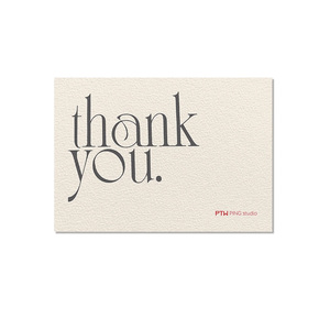 Wholesale Offset Printing Luxury Postcard Gold for Small Business Thank You Cards