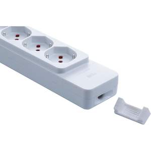 Regleta de Enchufes Rosi de 5 Tomas Schuko, 10 16A 230V, Plástico, con Interruptor y Protección de Seguridad - Product Image 6