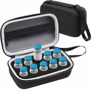 Estuche de transporte personalizado de microfibra para insulina y péptidos, soporte para viales, bolsa protectora de almacenamiento, caja, estuche. - Product Image 1