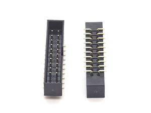 Conector DIN de paso de 2.0 mm, tipo caja, con contacto de latón SMT, carcasa de nailon, PCB H5.7mm 2*10P - Product Image 2