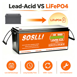 Batterie lithium-ion 24V 100Ah en gros, cellules LiFePO4 de qualité A pour stockage d'énergie solaire domestique, camping-car, <span class=keywords><strong>moteur</strong></span> de pêche à la traîne, <span class=keywords><strong>bateau</strong></span> - Product Image 2