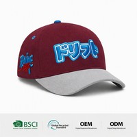 Cappellino da Baseball JDM con Logo Personalizzato e Ricamo 3D, Stile Racing Giapponese, Alta Qualità, Vendita all'Ingrosso OEM