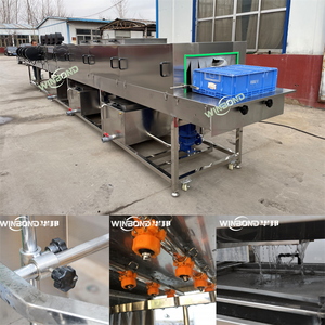Plastic Crate Industrial Tray Laundry Basket Transport Turnover High Washing Machine Plastic Crate Washing Machine - Product Image 6