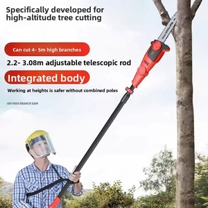 Scie à chaîne télescopique sans fil YAT 40V 1200W avec angle de coupe réglable, outil nu - Product Image 3