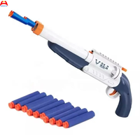 Venta al por mayor escopeta goma EVA pistola de juguete de plástico manual pistola de balas blandas para niños