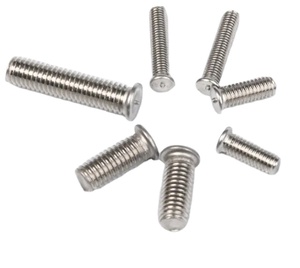 Meilleur prix Vis de soudure à points en acier inoxydable 304 et cuivre, Vis de soudure filetées M4 M5 M6, Vis à tête plate à points M3-20 - Product Image 2