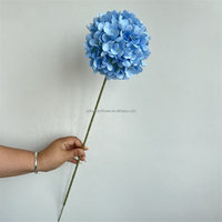 L-040 Groothandel Zijden Kunstmatige Hortensia Kleine 13cm Bloemkop Enkelvoudige Kunstbloemen voor Bruiloft Kerstmis Vaderdag CE