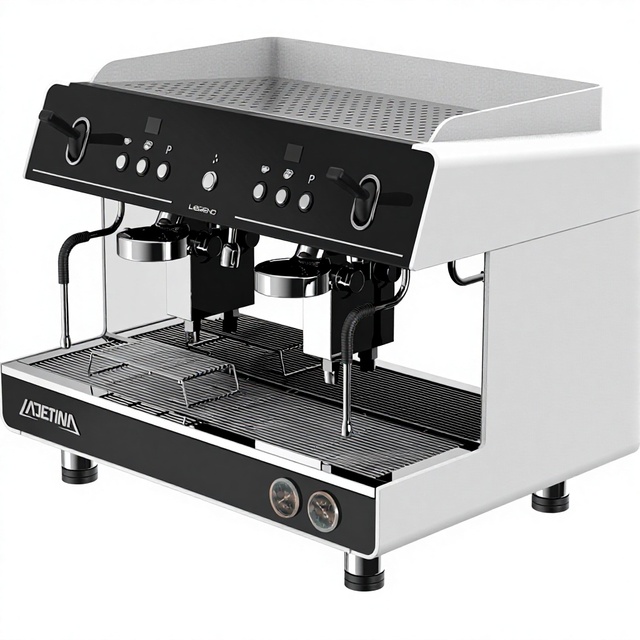Commercial Copper Boiler E61 Brewing Head LEGEND Q2 Professional Cafetera Dual Group Espresso Machine 12L 9 Bar 1 Year Coffee