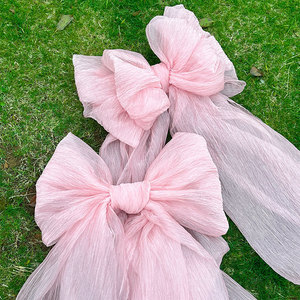 Decoración de Boda para Exteriores DIY, Lazos Franceses Plegables con Fondo de Luna Llena - Tema de San Valentín y Árbol de Navidad - Product Image 3