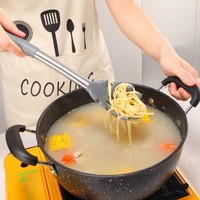 15 Pièces Ustensiles De Cuisine Ensemble avec Résistant À La Chaleur SANS BPA Silicone et Poignée En Acier Inoxydable Ensemble D'ustensiles De Cuisine En Silicone