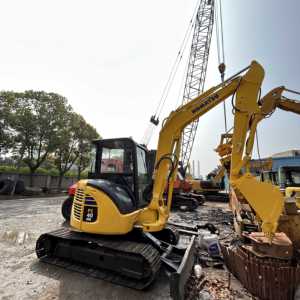 Komatsu มือสองเครื่องขุด PC55mr 4ตันมินิดินเคลื่อนย้ายเครื่องจักรสภาพดีปั๊มกระปุกเกียร์สายพันธุ์ PC35mr PC40 PC50 PC60 PC56 - Product Image 3