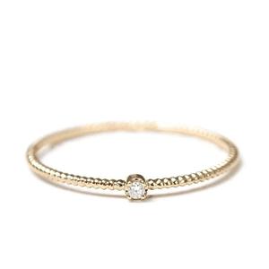 Anillo chapado en oro de Moissanite de diseño único natural - Product Image 1