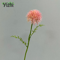 Plante de boule verte de Dianthus artificielle de contact réel de haute qualité pour la décoration d'événement de Noël et d'Halloween