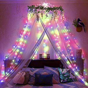 20M/Roll Modern DIY Energy-Saving Fairy Lights Remote App Control Dimmable White Shade USB Powered for <b>Bedroom</b> - Product Image 2
