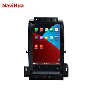 Navihua 13.6 ''Màn hình cảm ứng Car DVD đa phương tiện player Android Màn hình thẳng đứng đài phát thanh xe cho Tesla phong cách Ford Taurus x 2009-2018