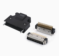 Connecteur MDR SCSI 26P 50P, connecteur Mini D Ribbon à pas de 1,27 mm, connecteur industriel CN1 pour encodeur servo, mâle