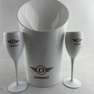 Raffreddatore per Champagne con secchiello per il ghiaccio colorato personalizzato da 4 litri per uso domestico del ristorante