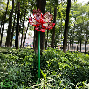 Senzhao New Fashion Flower Outdoor Decorative <b>Led</b> Lighting Low Voltage Landscape Road <b>Lights</b> - Product Image 2