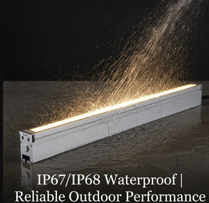 Lumière LED linéaire pour <span class=keywords><strong>sol</strong></span> extérieur, pour l'éclairage des parcs et des places, lumières décoratives pour chemins de jardin, lumière encastrée IP67 - Product Image 5