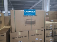 120L Acier Inoxydable Comptoir Gâteau Affichage Réchauffeur Boulangerie Vitrine Chauffée Alimentaire Vitrine Chaude Commercial
