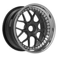 Jantes forgées 2 pièces T6061 16-22 pouces personnalisées noires adaptées aux voitures de luxe BMW Benz Audi Jantes en alliage d'aluminium sur mesure