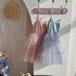Agent d'achat à Guangzhou : Robe à bretelles en maille papillon 3D, style princesse, jupe tutu pour bébés filles, toujours en ligne - Product Image 1