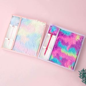 Nouveau carnet en velours rose licorne fantaisie de dessin animé, carnet doux pour fille, design coloré et mignon, carnet quotidien licorne - Product Image 3