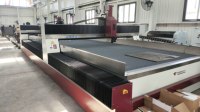 Machine de découpe à jet d'eau, découpeuse à jet d'eau CNC robuste pour la découpe de tôles en acier inoxydable, en fer et en métal, certifiée CE