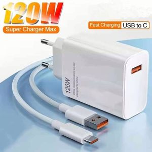 US EU <b>Plug</b> Wall Type-<b>c</b> Mobile Phone Adapter <b>Usb</b> Type <b>C</b> Cable 120w Wholesale Charger Fast <b>Charging</b> for Phone 15 14 13 for Xiaomi - Product Image 2