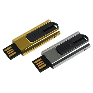 Flash disk USB logam LOGO kustom, flash Drive kecepatan tinggi 8GB 2GB 4GB 16GB 128GB 32GB USB 2.0 untuk PC