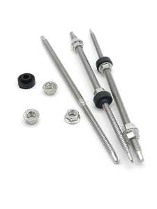 Outils de quincaillerie, fixations, boulons de suspension pour montage de panneaux solaires sur toit, acier inoxydable, boulons de suspension <span class=keywords><strong>silencieux</strong></span> pour climatisation centrale - Product Image 3