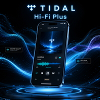 Abonnement Premium Tidal d'un an, Forfait Famille, 1 Poste, Recharge Stable