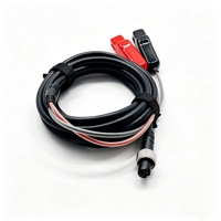 Câble de connexion flexible à 2 broches, anti-pliage, en cuivre étamé, PVC, pour tournevis électrique sans balais HIOS