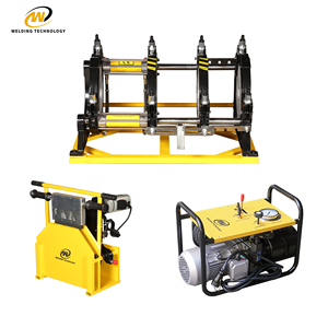 Nueva Máquina de Soldadura por Fusión <span class=keywords><strong>a</strong></span> <span class=keywords><strong>Tope</strong></span> Hidráulica de Alta Calidad de 50-250 mm, Soldadora de Fusión PE PP HDPE, Máquina de Termofusión - Product Image 1