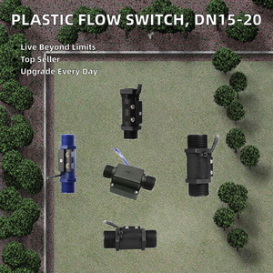 Capteur de débit à palette en plastique 1/4" 1/2" 3/4" (DN15 DN20) pour détection de faible niveau d'eau, Série FS-1PH, Contrôle de pompe à eau, IP68 Haute Protection - Product Image 2