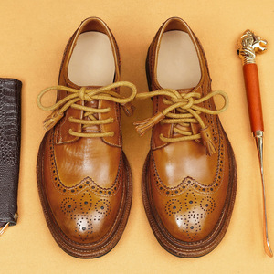 Nouvelles Chaussures en Cuir pour Hommes 2026 – Originales, de Luxe, Formelles et Décontractées, de Haute Qualité – Effet Vieilli et Patiné pour une Polyvalence Accrue - Product Image 4