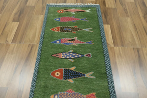 พรมพิมพ์ลายเปอร์เซียหลากสี พรมทอสีพื้น ชุดพรมปูพื้นห้องนั่งเล่น ขนาดสั่งทำได้ - Product Image 4