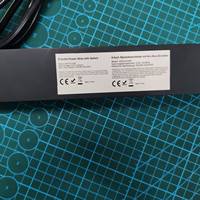 Barre d'alimentation Schuko 9 prises, montage en rack, PDU avec double interrupteur, 220V 16A AC, modèle en alliage d'aluminium DFES-61