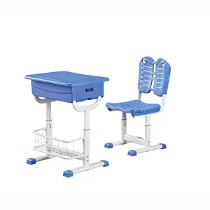 공장 가격 환경 친화적 인 에르고놈 스틸 프레임 모덴 학교 의자 및 테이블